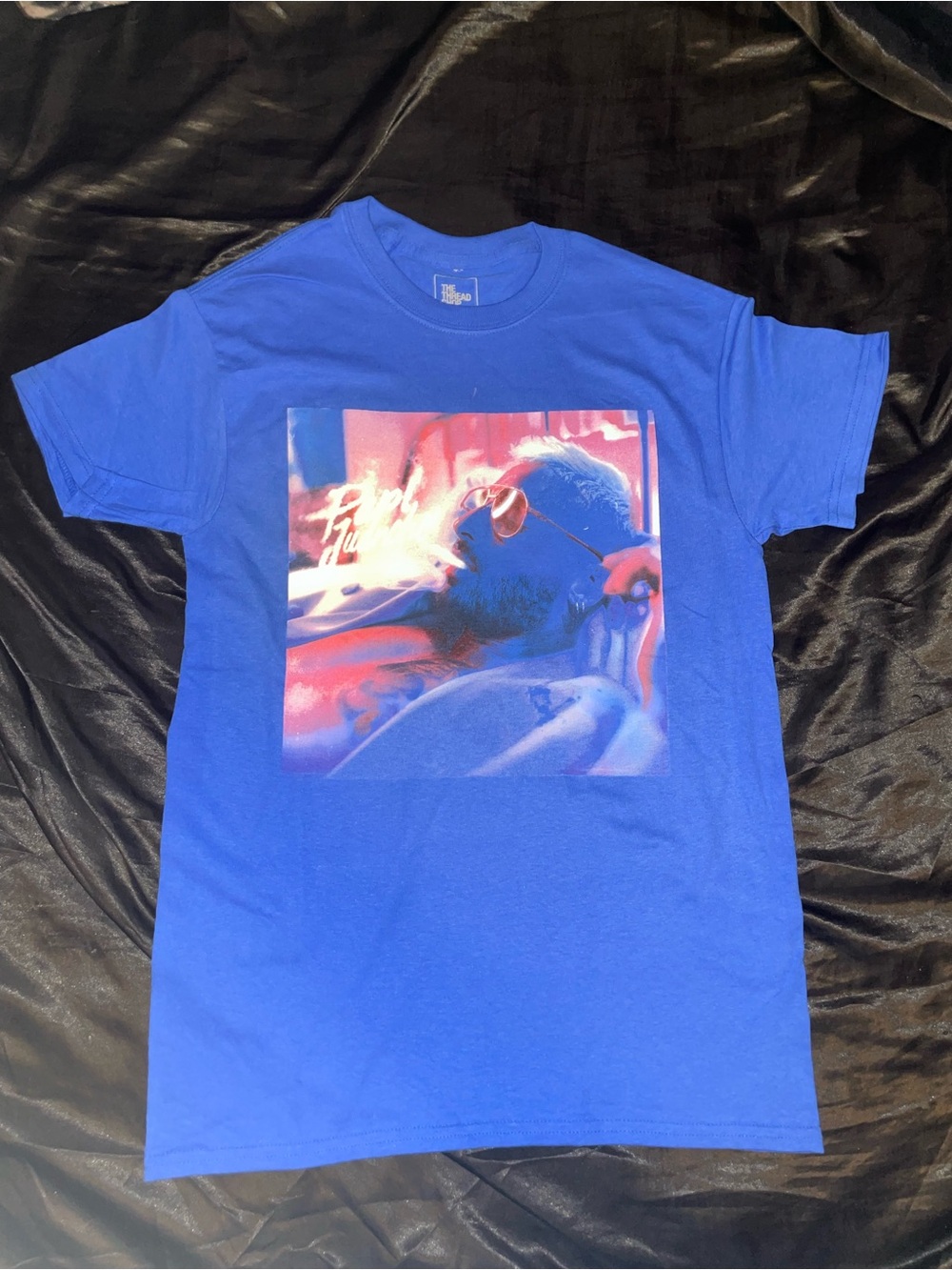 Men's Royal Blue Graphic Crewneck Tee